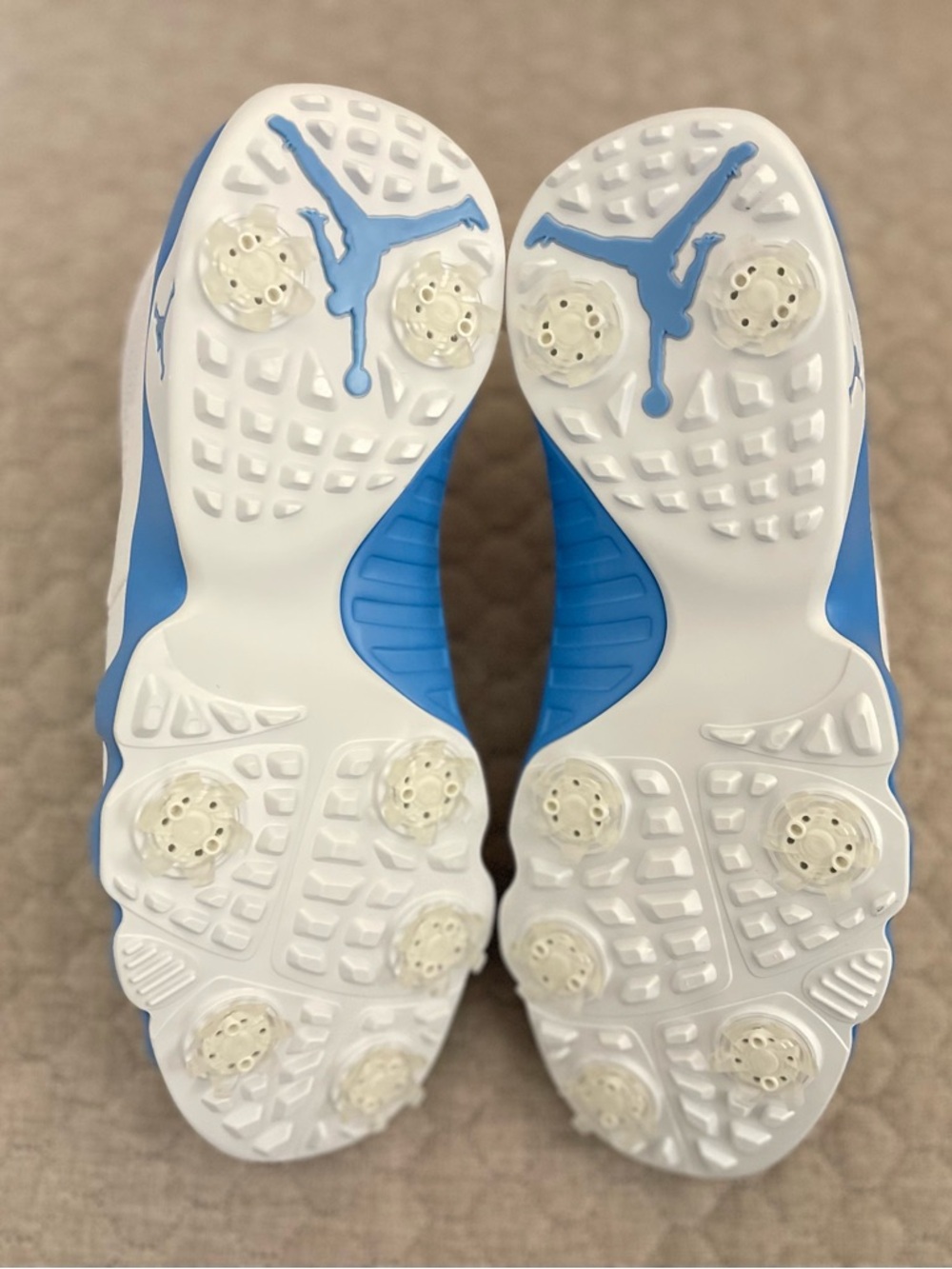 Nike Air Jordan 9 Retro Low G Golf UNC University Blue FJ5934-101 Men’s NEW - Picture 7 of 8